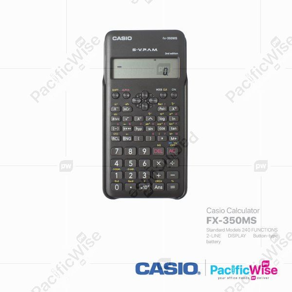 Casio Calculator Fx 350ms