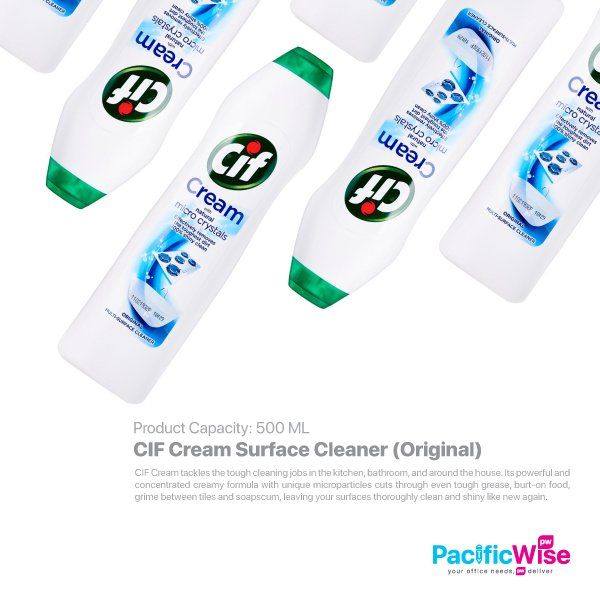 Brand New! Cif Cream Cleaner Original 500ml (PACK OF 3)