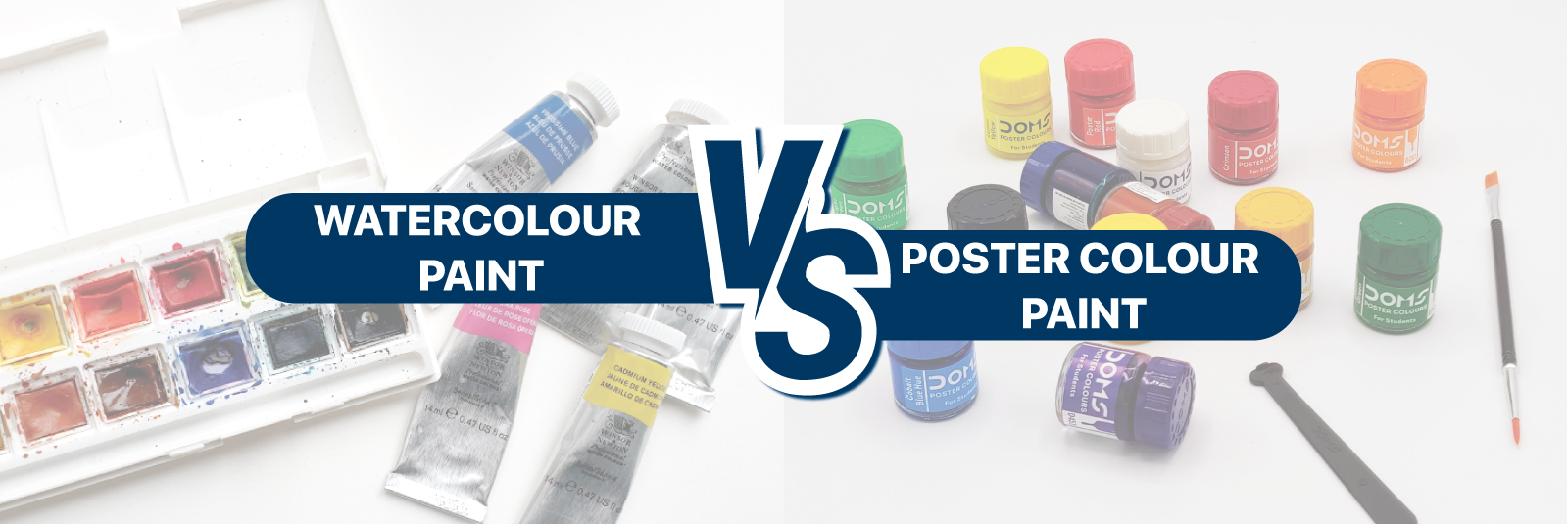 poster colour and water colour difference